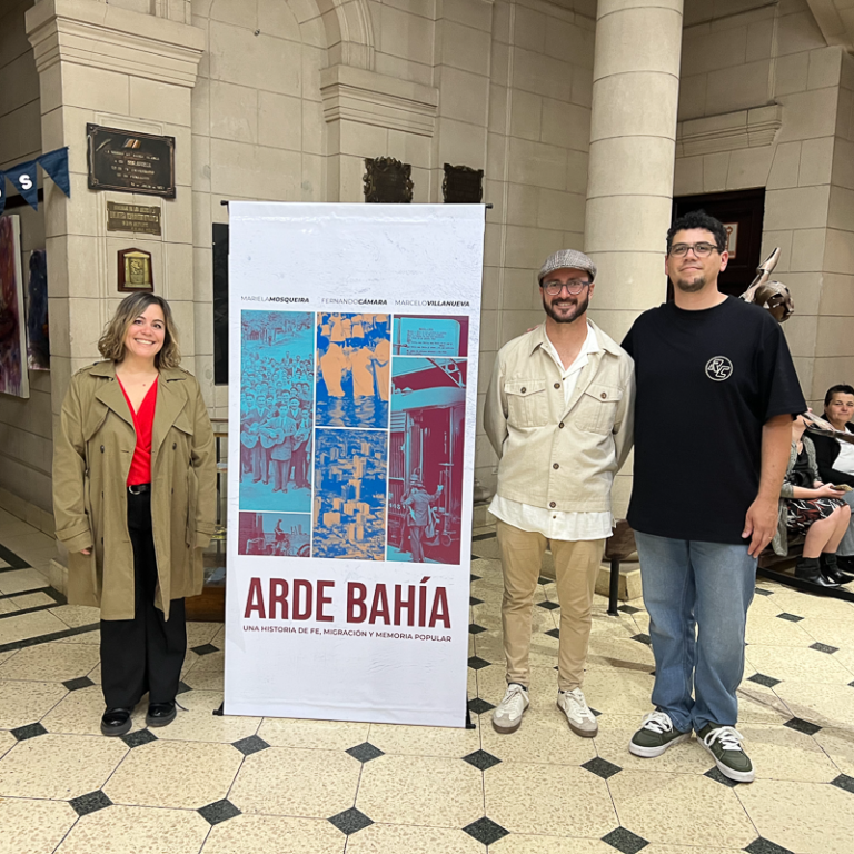 Presentación del Arde Bahía en la Biblioteca Municipal de Bahía Blanca