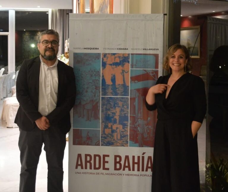 Mariela Mosqueira junto a Luis Bahamondes